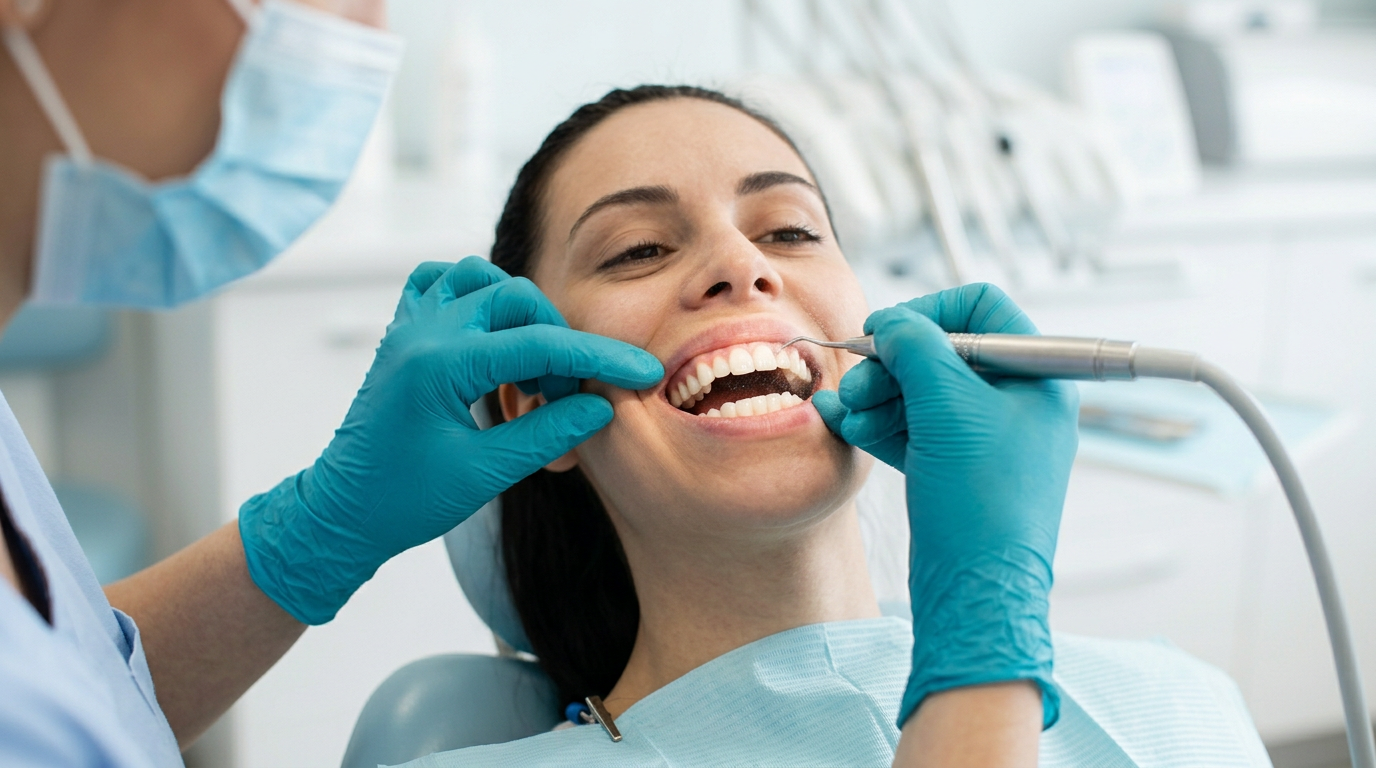 Atención periodontal en sillón: seguimiento de encías sanas